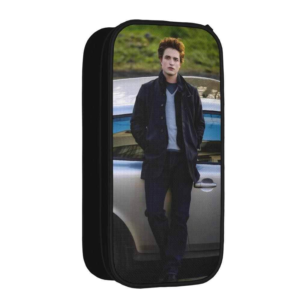 Edwards Cullen Pencil Case Double Layer Large Capacity Kids Pencil Box Suprise Gift