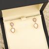 Orecchino Musla Designer Vintage a Goccia con Diamante per Donna Gioielli di Lusso Pendente Moda Festa Orecchini a Lobo in Argento 925
