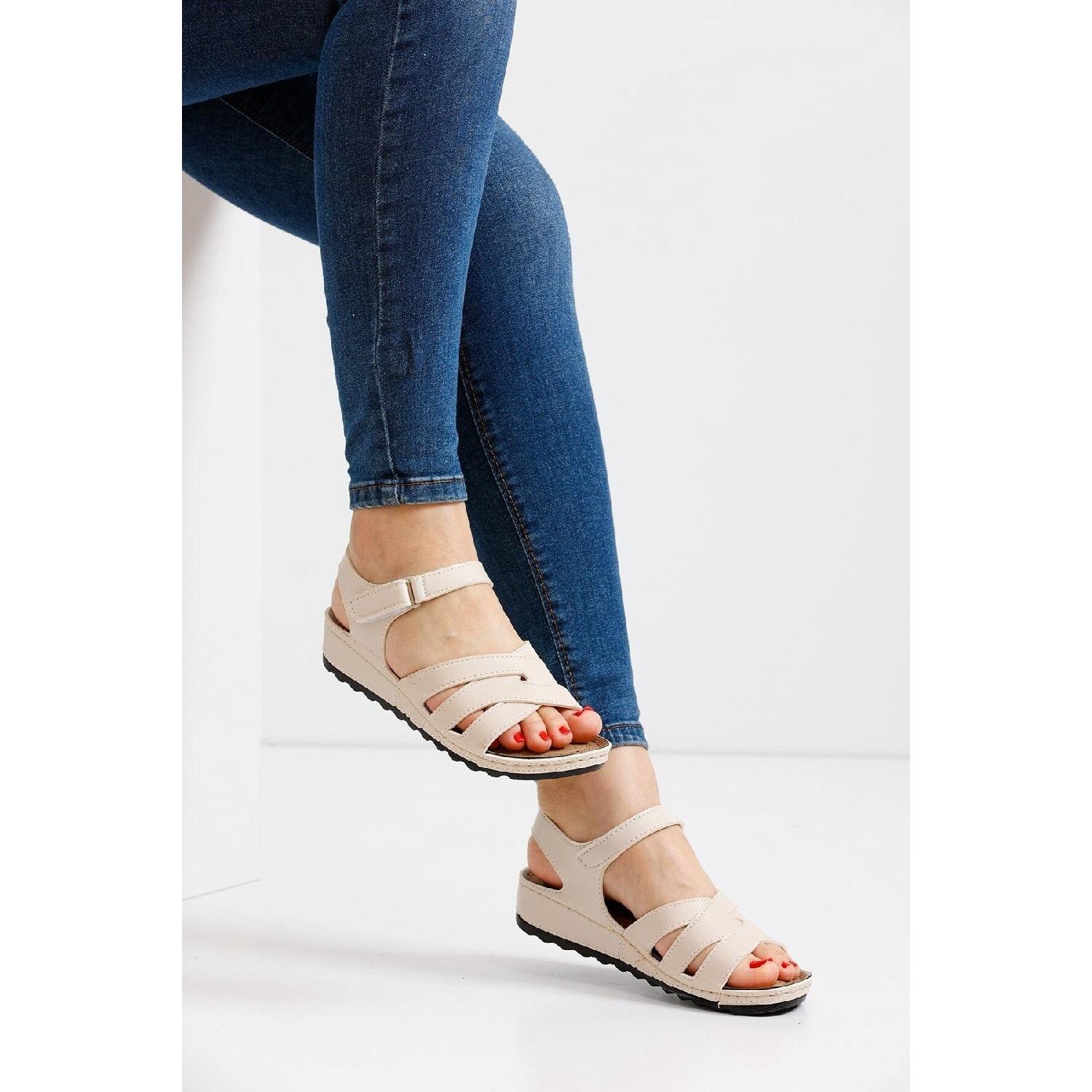 

Women Calculation Sandal Model Of Summer Sandal Model - Bej 39