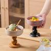 Vintage Dessert Ice Cream Bowl, Exquisite and Sturdy, Vintage Ceramic Cup, Creative Candy Container, Kitchen Accessories