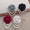 Flower Brooch Pin Corsage Badge Pearl Tassel Brooches for Women Accessories