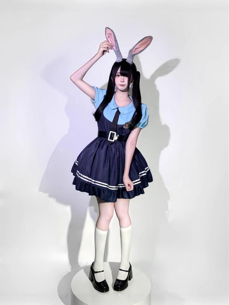 Zootopia Judy Králík Cosplay Kostým Plná Sada