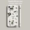 Luxury Color Phone Case For iPhone 15 16 14 13 12 mini 11 Pro Max XS X XR SE 7 8 Plus soft Silicone Beige Cover Animal Art Horse