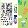 Biutee Nail Image Plate Set Color Gel Nail Stamp Kit 12 Nail Stamp Plates 8ml Nail Stamp Gel Set 1 Stamp 2 Replacement Stamp Heads Nail Design Nail