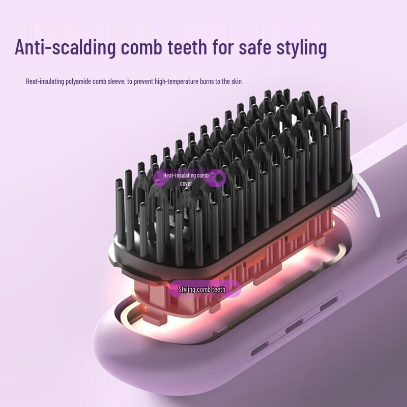 Lena F15 Wireless Negative Ion Hair Straightening Brush CN plug (adapter included)