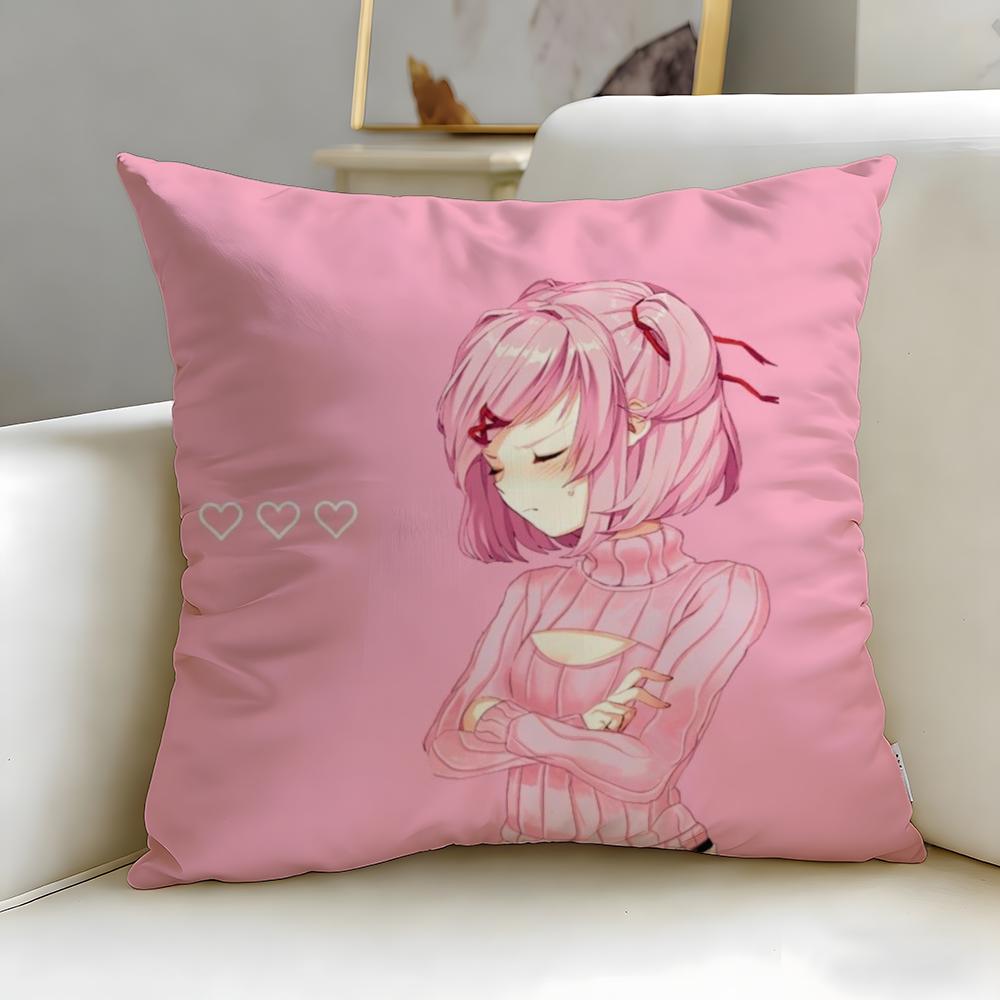 Stylish Ddoki Dokied Cushion Cover Soft EasyWash Pillow Case Versatile for Couch Bed Travel and Office
