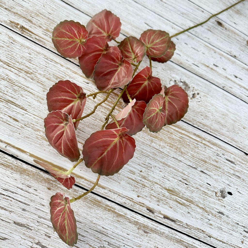 Silk Malus Spectabilis Leaf Faux Plant For Living Room Decoration