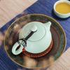 Porcelain Tea Set With Incense-Burner Holder Exquisite Household Teaware Collection For Office Desk Display