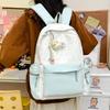 High-value Schoolbag Female College Student Large-capacity Mori Printed Backpack Cute Junior High School Student Lightweight Travel Backpack