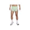 Nike Aeroswift Solid Logo Elastic Waist Sports Shorts Men Bottoms Green Yellow FN3350-376