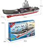 Military Mecha Aircraft Carrier & Space Rocket Building Blocks for Kids - Educational Assembly Toy