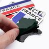 Car Styling Emblem 3D Aluminum France Logo Flag Stickers Decoration Accessories For Renault koleos duster megane 2 3 logan clio R222