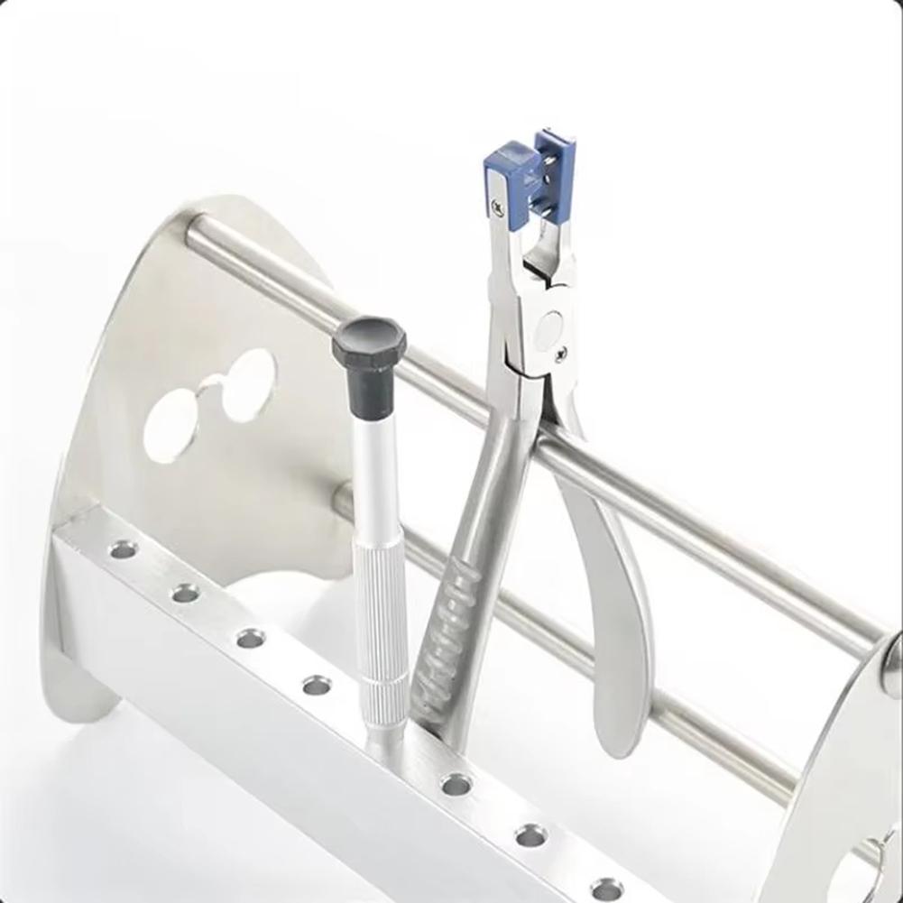 Stainless Steel Eyeglasses Eyewear Repair Tool Rack Plier Screwdriver Organizing Stands Holder Repair Tool Storage Stand Eco-Fri