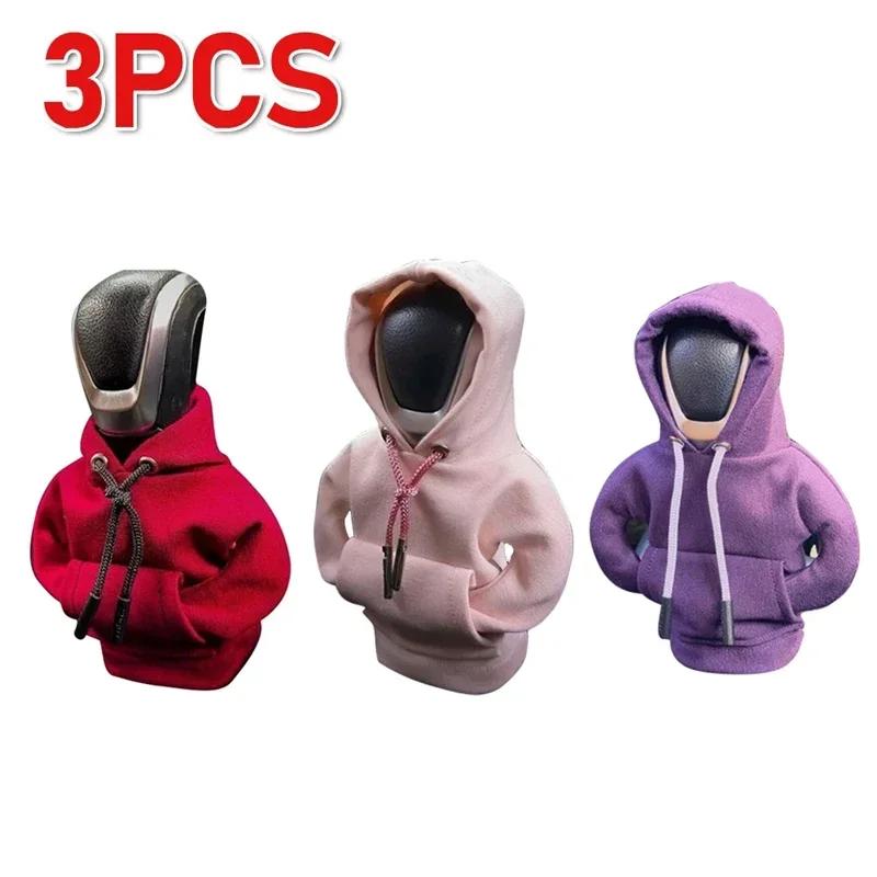 Hoodie Car Gear Shift Cove Shift Lever Handle Kit Creative Universal Car Gear Shift Hoodie Cover Decoration Car Interior Amagi