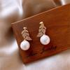 New Design Irregular U-Shaped Gold Color Earrings For Woman Korean Crystal Fashion Jewelry Unusual Accessories Party Girls