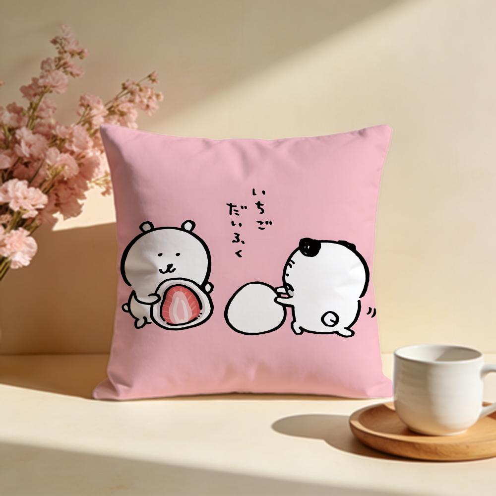 Popular NNagano Bearable Cushion Cover Stylish Washable Pillow Cover Ideal for Couch Bedroom Car Decoration