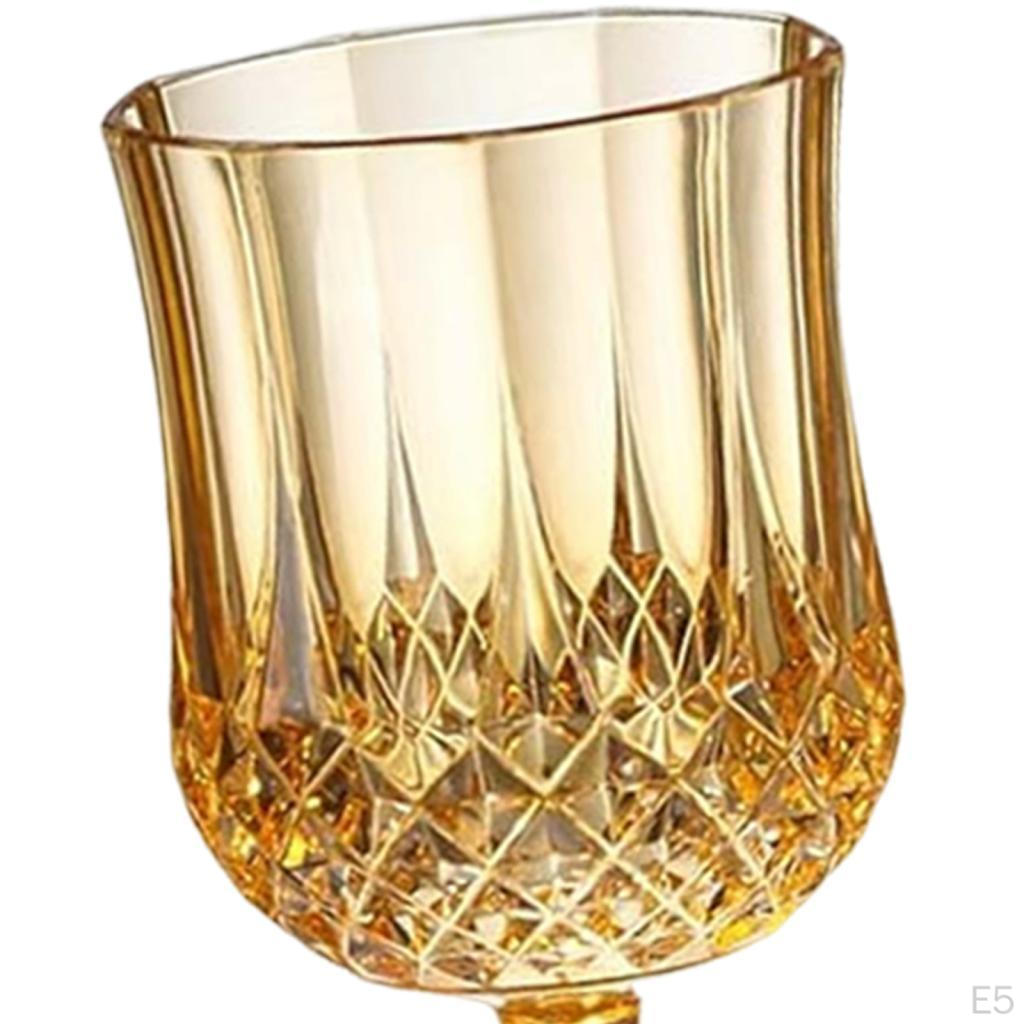 Acrylic Goblet Cup Home Decoration Unique Versatile Drinking Drinkware for Wedding Restaurant