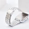 Casio YOUTH series-metal small square small square retro fashion trend simple waterproof sports quartz movement stainless steel strap A500WA-1