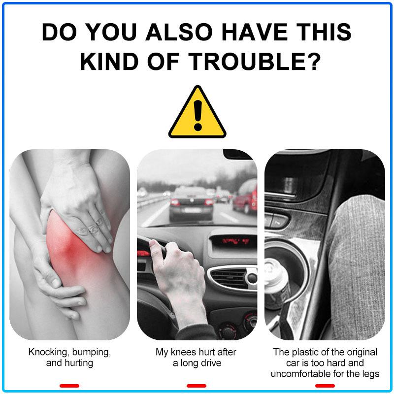1Pcs Car Interior Leg Knee Rest Pads Leather Cushion Car Styling For Opel Astra H G J Insignia Mokka Zafira Corsa Vectra B C D