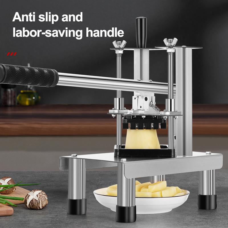 Utensili da Cucina Taglia Patatine Fritte Manuale Tagliaverdure Affettatrice per Frutta e Verdura Macchina Tritatutto Taglia Cetrioli Tagliaverdure