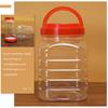 2 Pcs Bean Storage Jar Honey Dispenser Liquid Food Plastic Jam Bottle Rice Container