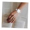 Ledmomo Luminous Steel Band Watch Wristwatch Men's Casual Watch Decorative Men's Watch Fashionable Men's Watch Watch Causal Glass White