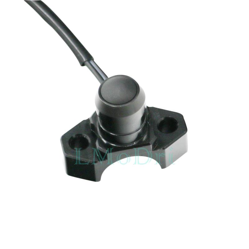 LMoDri CNC Aluminum Motorcycle Switch Manual Return Button Handlebar Mount Headlamp Lights Switches