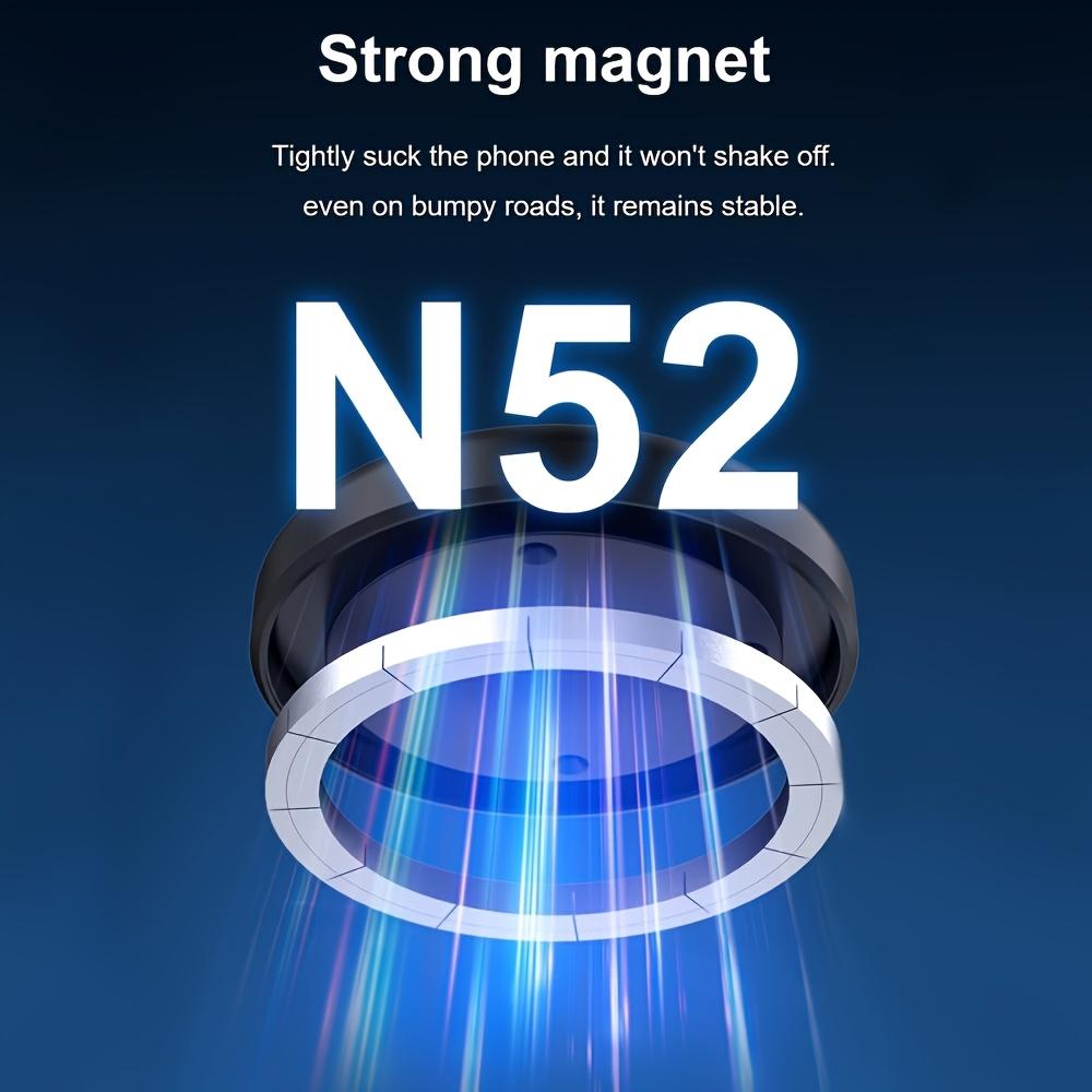 Upgraded Version New Magnetic Suction Mobile Phone Holder for Car Portable Electric Suction Cup Wall Mount Angle Adjustable 360° Rotation Retractable