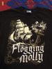 Maglietta da Tour Vintage Anni '90 Flogging Molly Band Punk Irlandese Sbiadita AG011