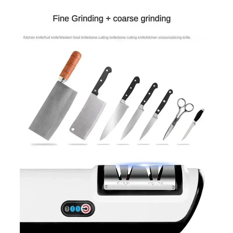 Elektrischer Messerschärfer Multifunktional Automatisch Professioneller Küchenmesserschärfer Küchenwetzstein Haushaltsschärfer