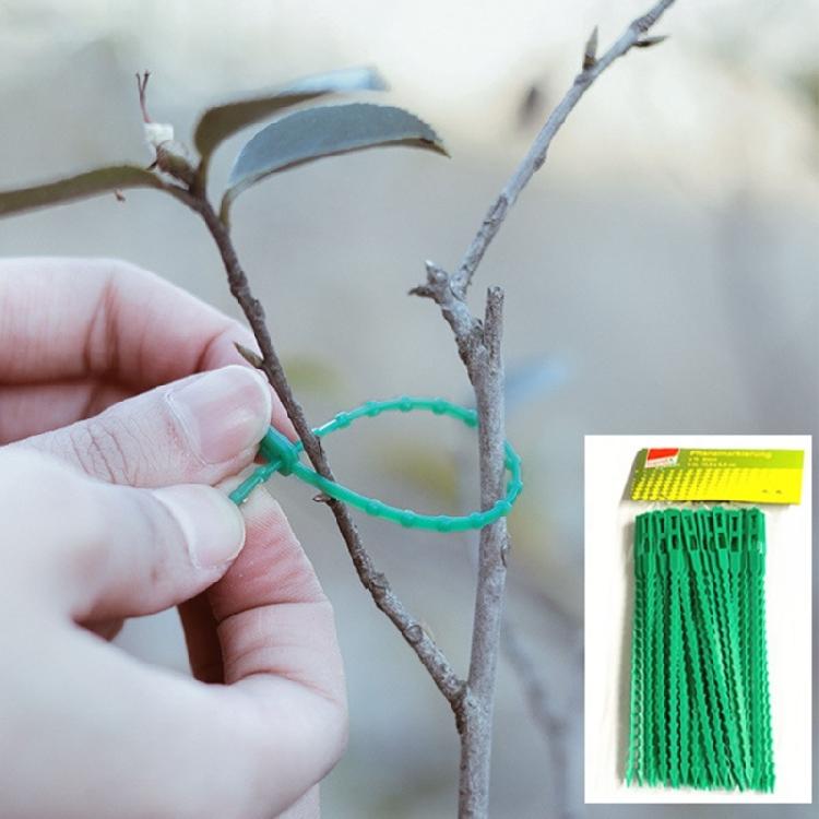 Fishbone Textured Garden Straps Adjustable Plant Support System Reusable Binding Ties for Balcony Gardening Landscaping