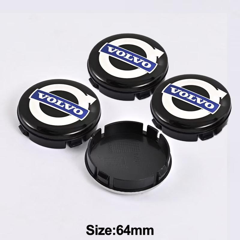 4ks 64mm Středová krytka kola Volvo Kryt náboje Znak Odznak Nálepka Autopříslušenství Pro Volvo S40 S60 S80L XC60 XC90 V40 V60 V50 V90