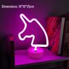 Luz de Mesa LED Neon para E-Sports e Decoração de Quarto