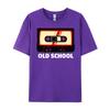 Old School Cassette Music Tape Unisex T Shirts High Quality T Shirt Graphic Cotton Short Sleeve Mother's Day