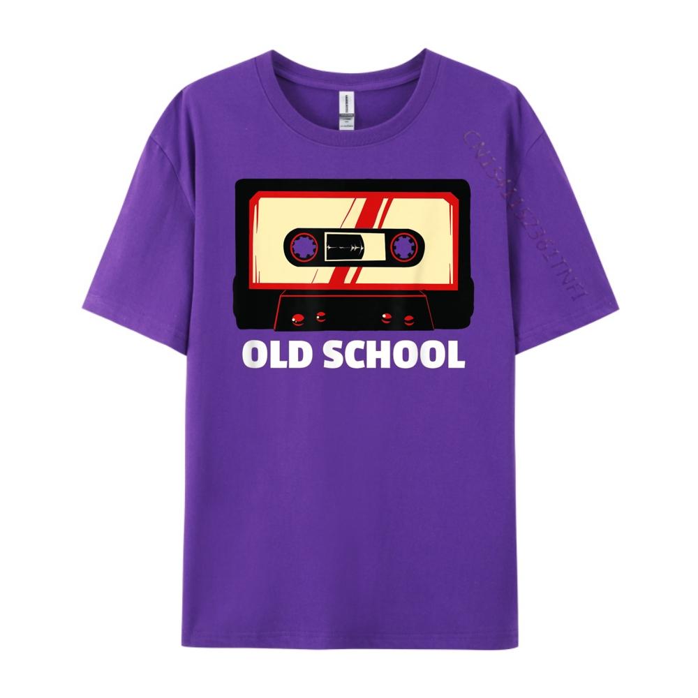 Old School Cassette Music Tape Unisex T Shirts High Quality T Shirt Graphic Cotton Short Sleeve Mother's Day