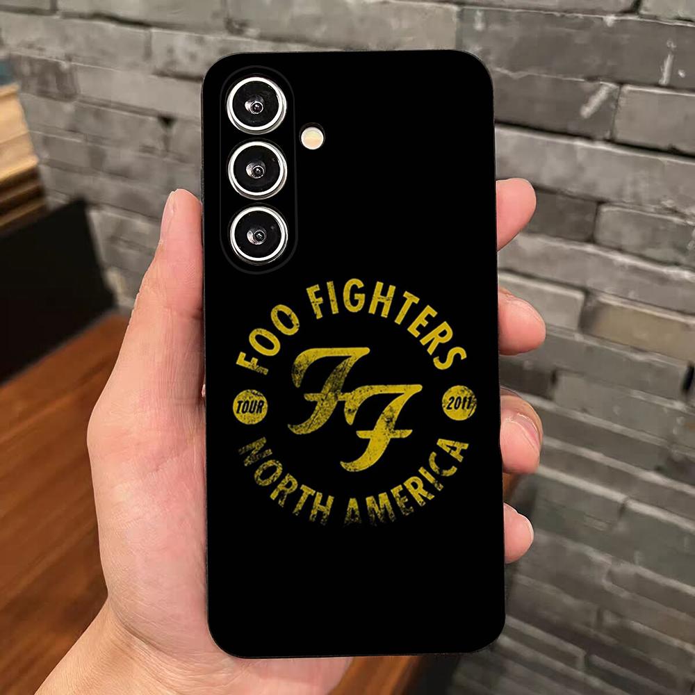 F-Foo F-Fighters Band Phone Case For Samsung S25 Edge S24 S23 S22 S21 S20 Ultra Plus Fe Galaxy A54 A53 A34 A25 A16 Silicon Cover