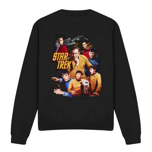 Star Trek Unisex Adult At the Controls Sweatshirt