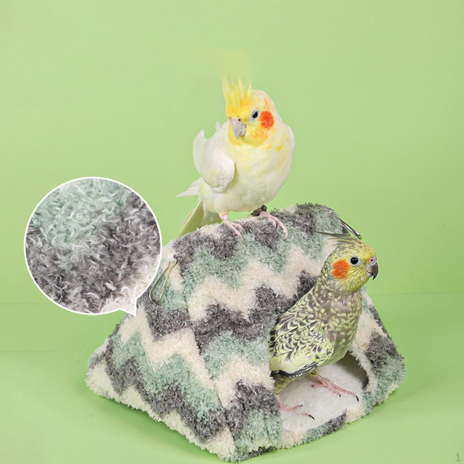 

Палатка-пещера Bird Nest Bed Tent Winter Warm со съемной фланелевой подушкой для мелких птиц Blue S