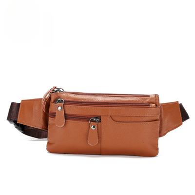 Business Pendler Herren Hüfttasche PU Weiches Leder Umhängetasche Büro Herren Brusttasche