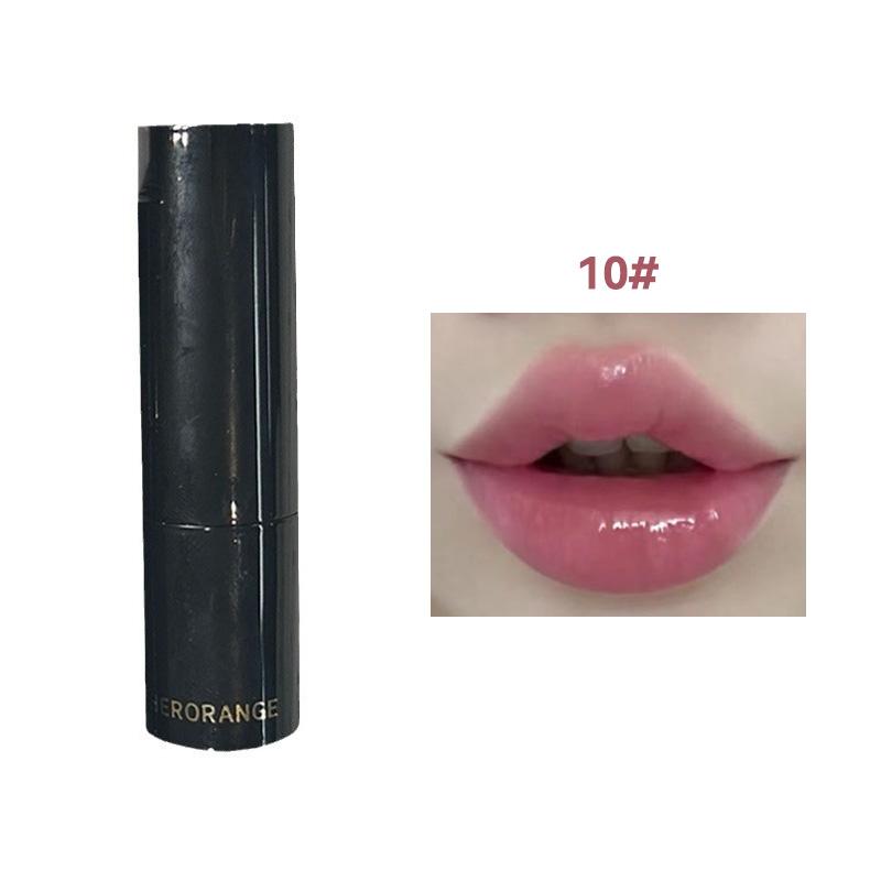 HERORANGE~ Low Saturation Light Lipstick Multi-purpose Stick Moisturizing White Natural Holding Mirror Lipstick