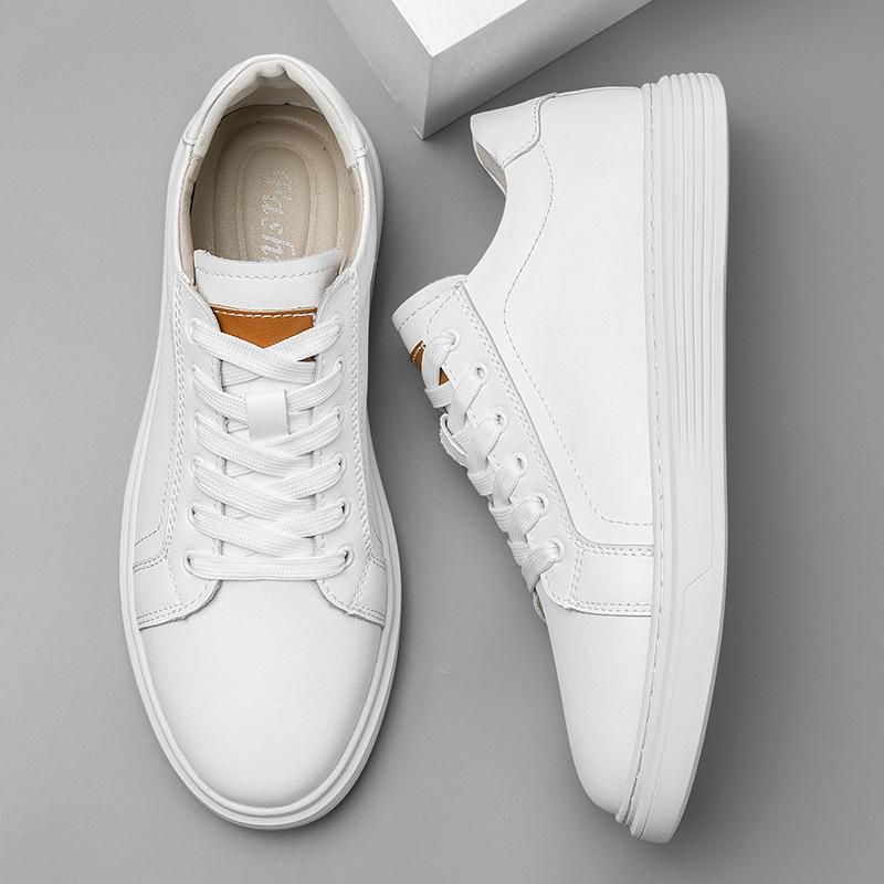 Fashion Genuine Leather Men Shoes Comfort Sneakers High Quality Skateboard Footwear Versatile Male Tenis Masculino Walking Shoe Sneakers