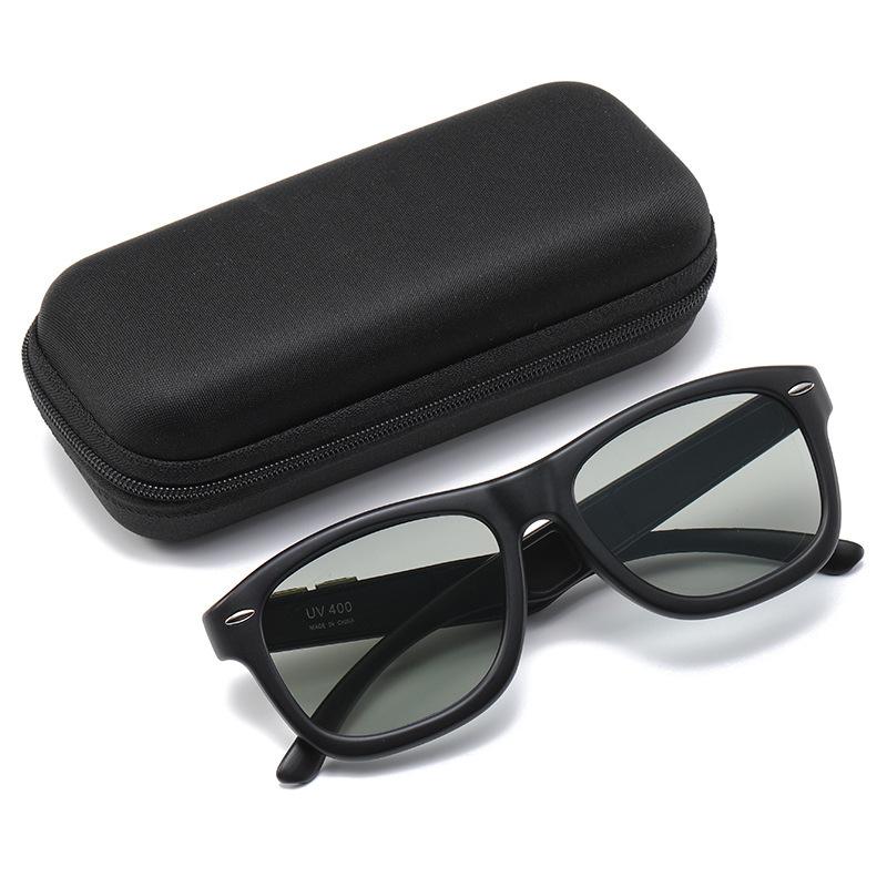 Nowe soczewki Kolorowe okulary przeciwsłoneczne LCD Regulowane okulary polaryzacyjne Okulary przeciwsłoneczne