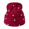 Brimless Style Winter Knit Hat Knitted Texture Brimless Skull Cap Knitted Beanie Hat  Women and Men