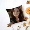 M-Michelle Monaghan Cushion Cover Washable Linen Pillowcase Soft For Daily Sofa Bed Home Room Decor