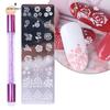 Good Quality Nail Nails Ornaments Print Template Exquisite Pattern Lightweight Detachable