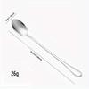 Stainless Steel 1010 Ice Scoop & Long Handle Spoon for Coffee, Dessert & Ice Cream