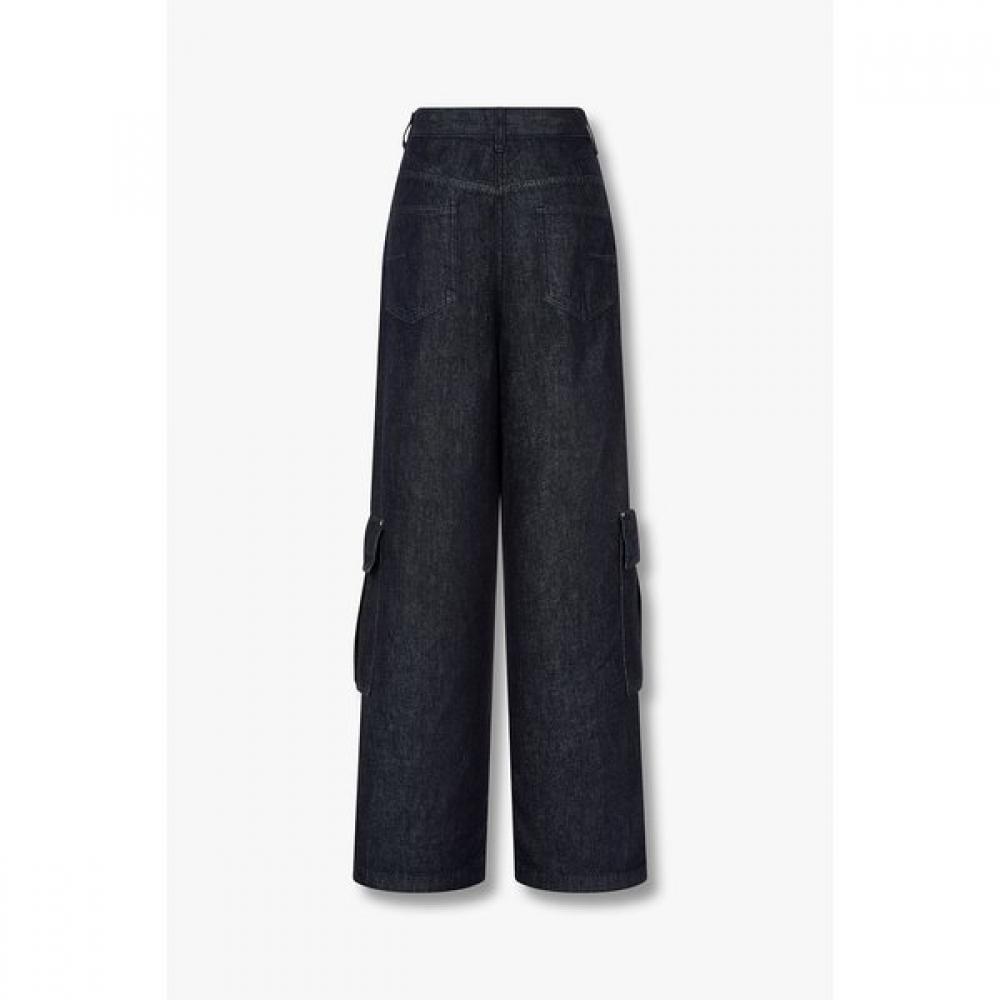 STUDIO TOMBOY Medium Blue Cargo Pants  9105162a02 