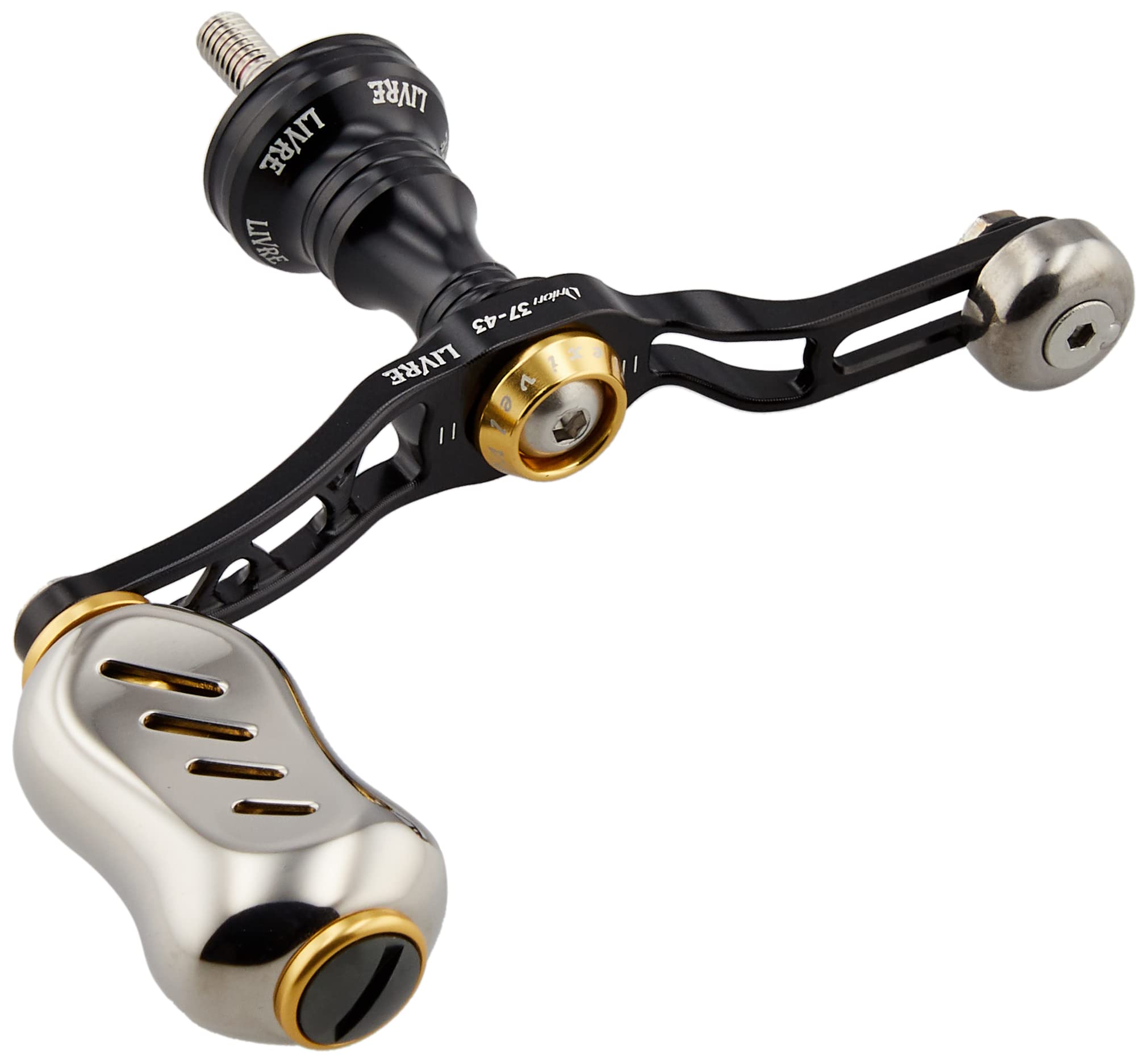 

LIVRE Union Knob for Shimano S2 Black x Gold 6811 37-43Fino