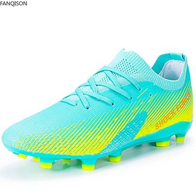 35–45 Herren-High-Top-Fußballschuhe, große Größe, lange Nägel, Leder, Jungen-Fußballschuhe für Damen