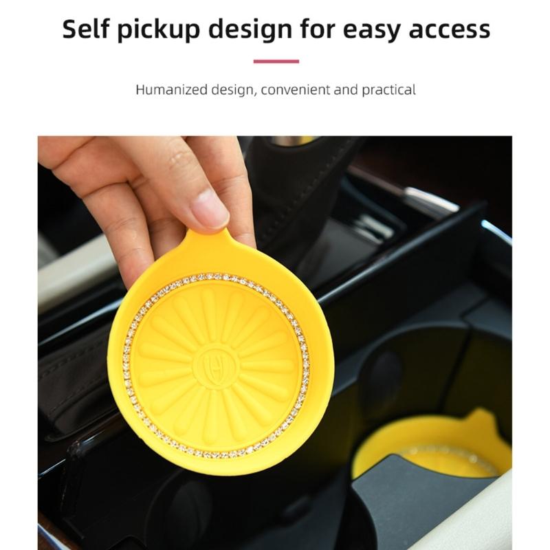 Automotive Cup Holder Universal Car Cup Coasters Waterproof Non-Slip Insert
